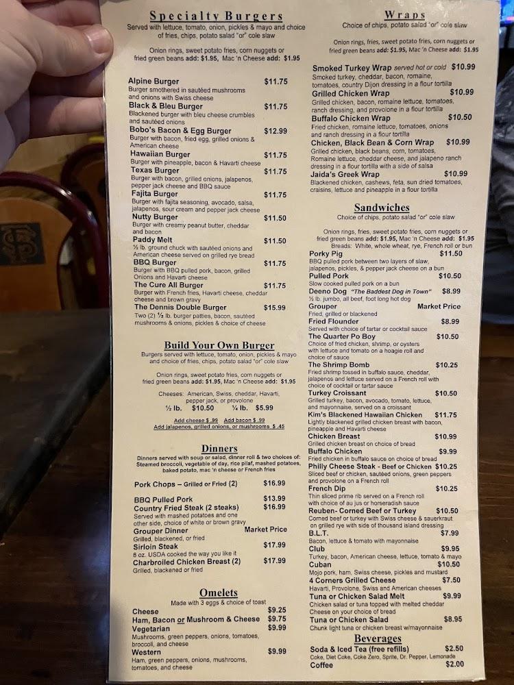 4th Quarter Bar & Grille Menu image 1